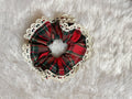 Senorita Checkered scrunchie (L size)