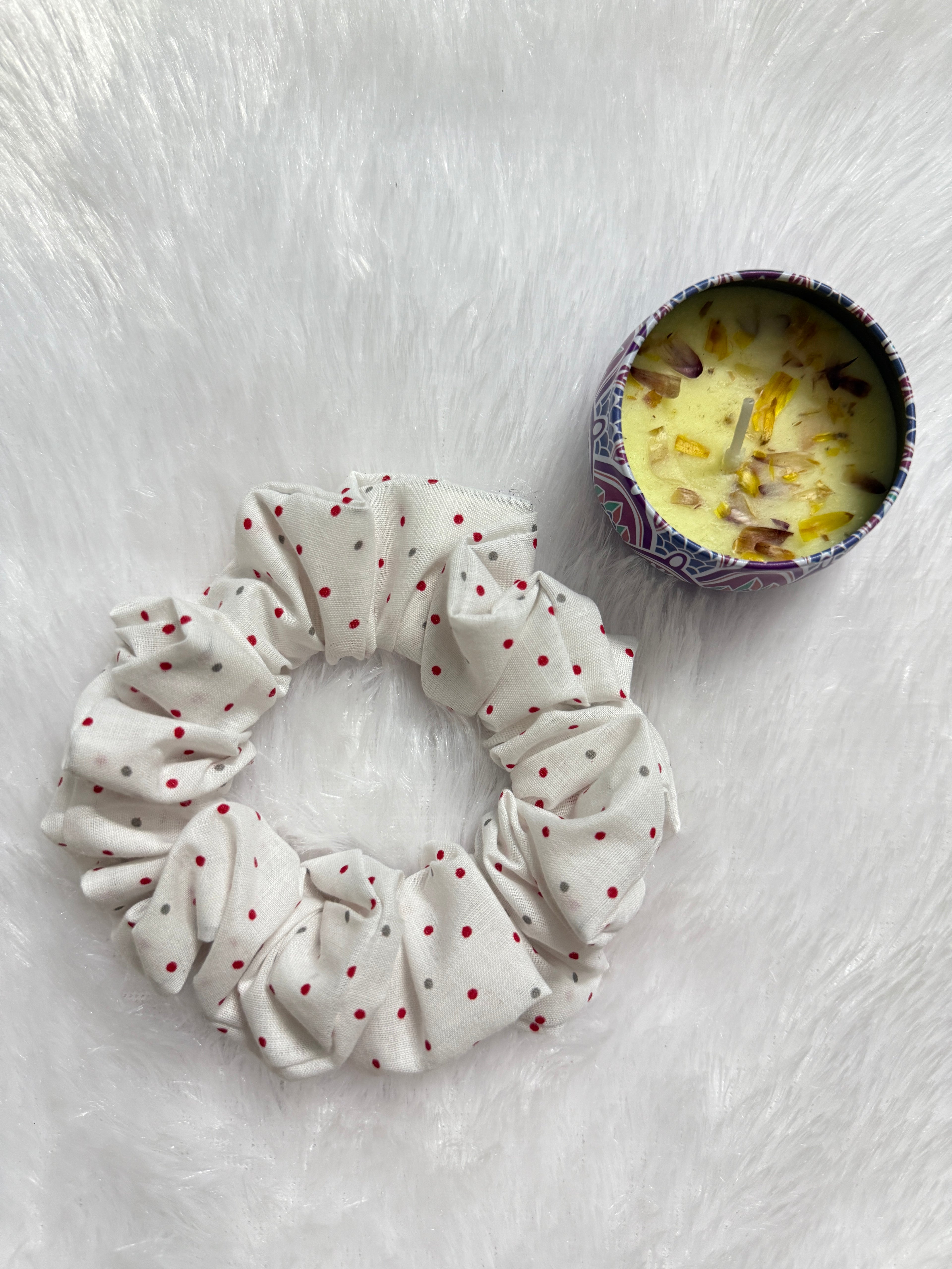 Cotton Scrunchie  (M size) Multiple Colours