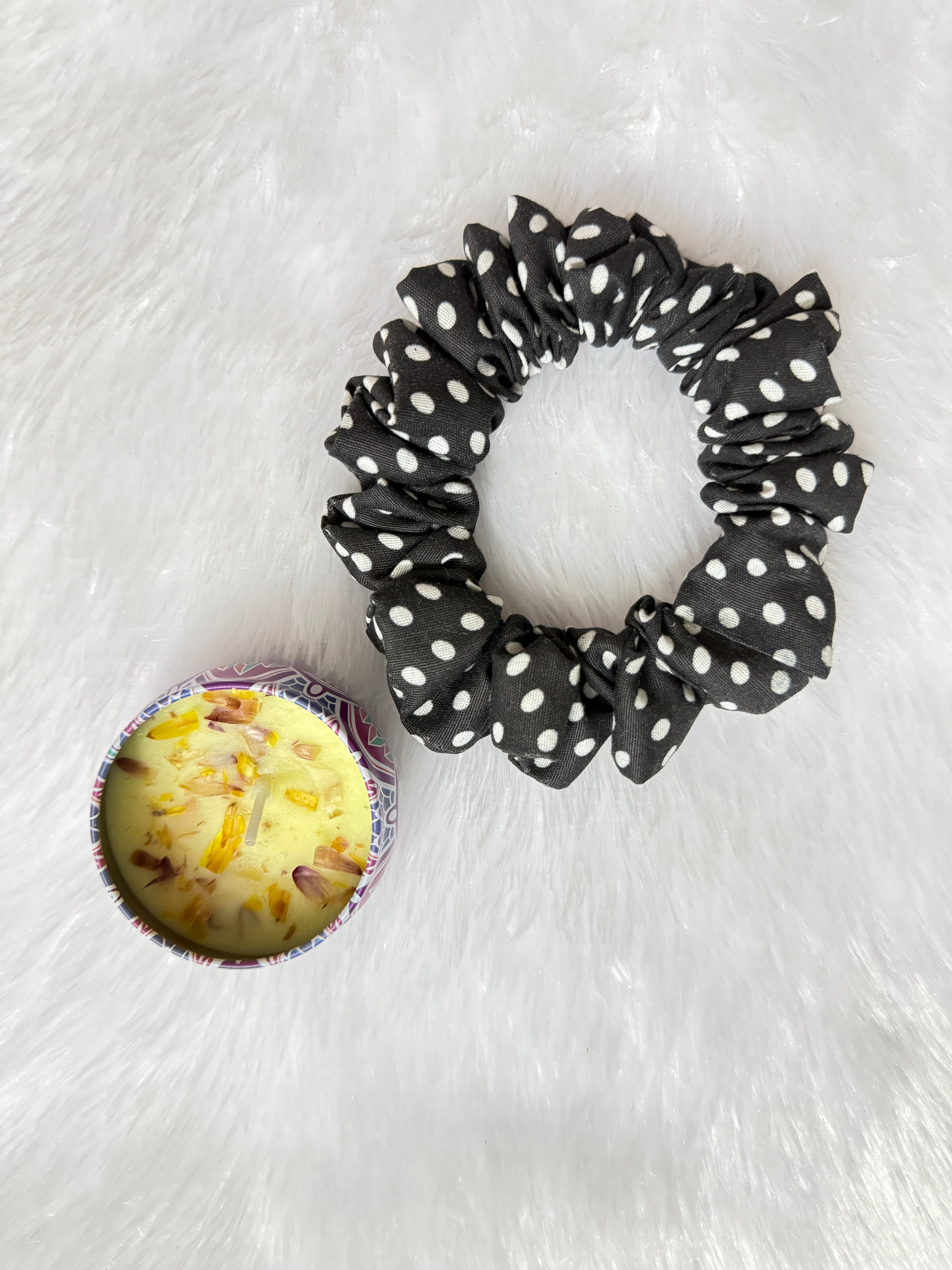 Cotton Scrunchie  (M size) Multiple Colours