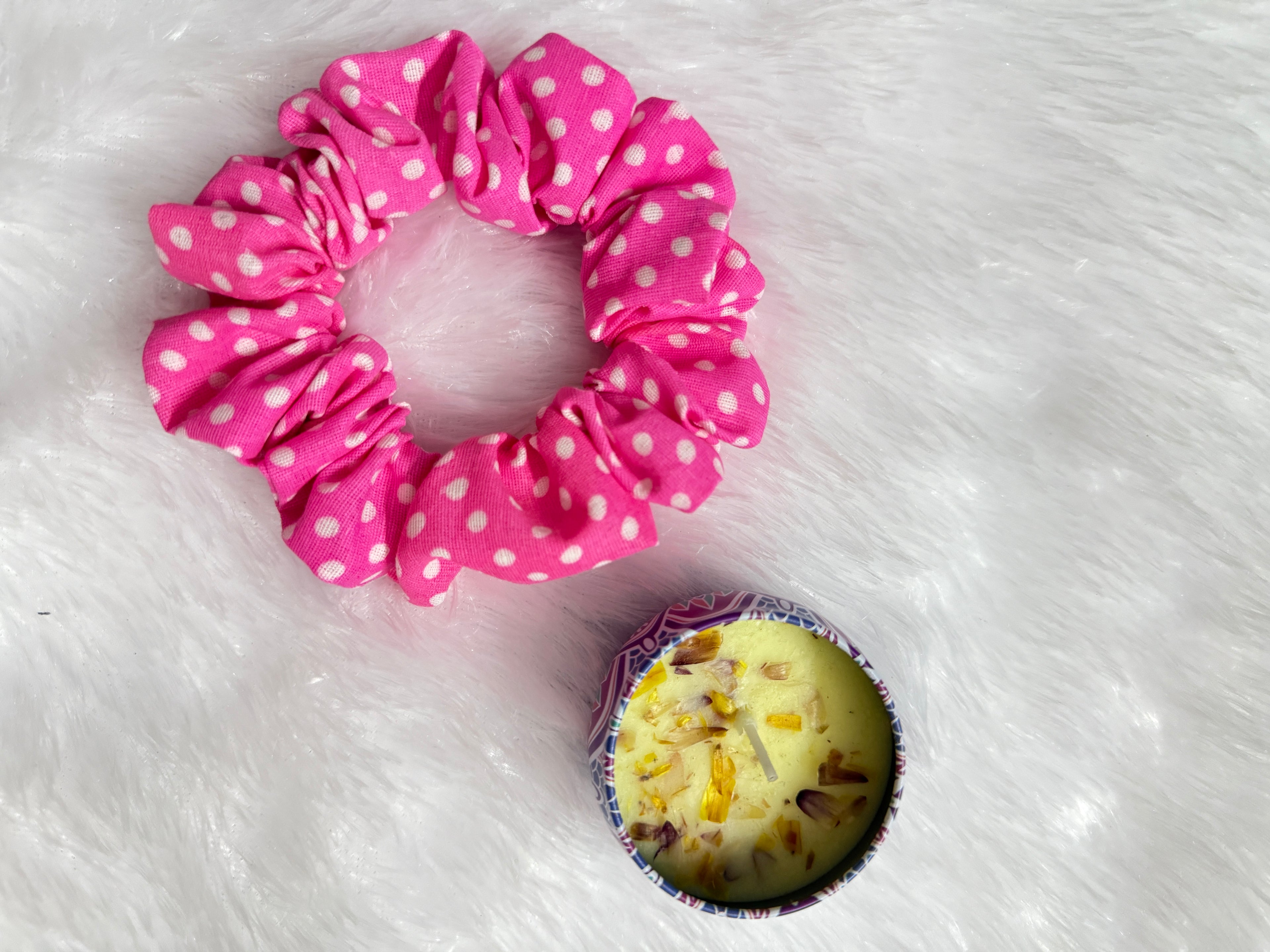 Cotton Scrunchie  (M size) Multiple Colours